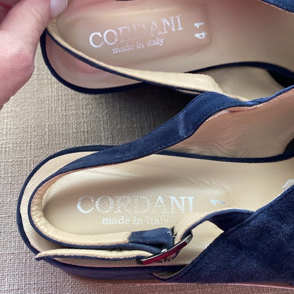 Cordani Kaylee Blue Criss-cross platform sandals size 41 - Picture 4 of 8